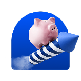 Savings piggy bank